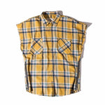 Jarod Plaid Cut Off (Yellow)